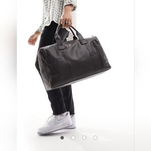 French Connection Dark Brown Duffel Bag